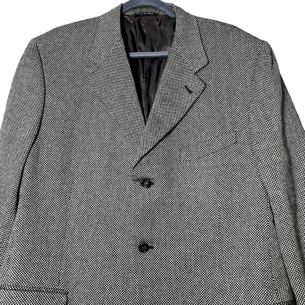Canali Proposta Mens 100% Cashmere Blazer US 46 Gray
